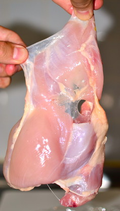 鶏肉の筋膜